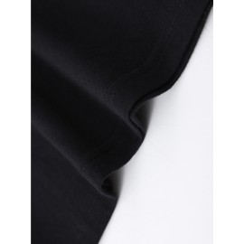 Simple and stylish E-letter printed men's round neck short sleeved T-shirt, comfortable and breathable casual sports top suitable for spring and summer vacation leisure