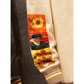 Oversized Van Gogh Print Sweater for Men And Women, Knitted Casual Sweater for Men, Pullover for .