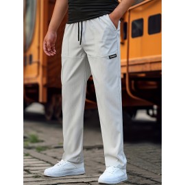 Genuine Casual Pants Classic Work Pants Men's Waist Men's Fashion Trendy Pants Casual Sweatpants Fit Polyester Joggers Paisley Beach Pants Fit Tapered Pockets Slim Pants Summer Loose Pants Twill Regular Pants Outdoor Pants