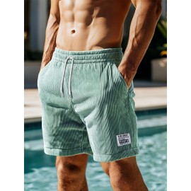 Fashionable Men's Summer Drawstring Casual Sports Loose Shorts, Suitable For Outdoor Sports, Comfortable And Versatile