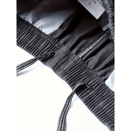 Casual Solid Men's Regular Fit Elastic Waist Cotton Cargo Shorts With Side Pockets For Summer Outdoor Leisure And Work